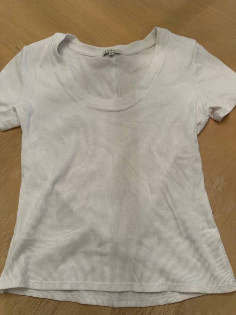 Z Supply white shirt sleeve top size medium